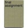 Final Assignment door Phillips Wylly