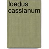 Foedus Cassianum door Ronald Cohn
