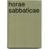 Horae Sabbaticae