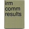 Irm Comm Results door Alexander Hamilton