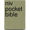 Niv Pocket Bible door Zondervan