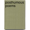 Posthumous Poems door Edmund Gosse