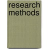 Research Methods by Jerry White