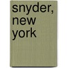 Snyder, New York by Ronald Cohn