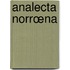 Analecta Norrœna