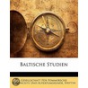 Baltische Studien door Historische Kommission F�R. Pommern