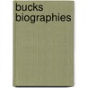 Bucks Biographies door Margaret Maria Lady Verney