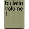 Bulletin Volume 1 door Washington Geological Survey