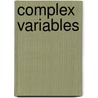 Complex Variables door Research and Education Association