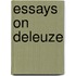 Essays on Deleuze