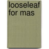 Looseleaf for Mas door Virginia Adan-Lifante