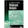 Membrane Analysis door J.A. Higgins