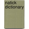 Natick Dictionary door James Hammond Trumbull