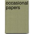 Occasional Papers