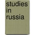 Studies in Russia
