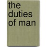 The Duties of Man door Joseph Mazzini