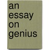 An Essay On Genius door Alexander Grard