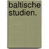 Baltische Studien.