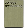 College Accounting door M. David Haddock