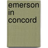 Emerson in Concord door Social Circle In Concord