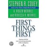 First Things First door Stephen R. Covey