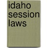 Idaho Session Laws door Idaho