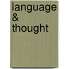 Language & Thought by Noam Chomsky