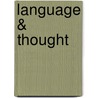 Language & Thought door Noam Chomsky