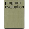 Program Evaluation door Deepali Sharma