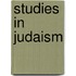 Studies In Judaism