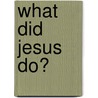 What Did Jesus Do? door Michael L. Lindvall