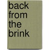 Back from the Brink door Alistair Darling