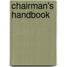 Chairman's Handbook door Reginald Francis D. Palgrave