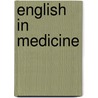 English in Medicine by Eric Glendinning