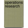 Operations Research door P. Rowley