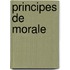 Principes de Morale