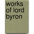 Works Of Lord Byron