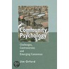 Community Psychology door Professor Jim Orford