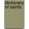 Dictionary of Saints door Mr Brian Daniel Starr