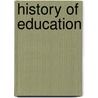 History of Education by Patricia Rosof