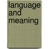 Language and meaning