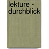 Lekture - Durchblick door Georg Büchner