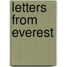 Letters from Everest door George Lowe