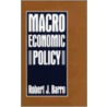 Macroeconomic Policy by Robert J. Barro