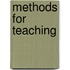 Methods For Teaching
