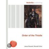 Order of the Thistle door Ronald Cohn