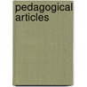 Pedagogical Articles by Leo Wiener