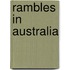 Rambles In Australia