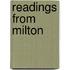 Readings From Milton