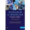 Research In Medicine door Juliet A. Usher-Smith